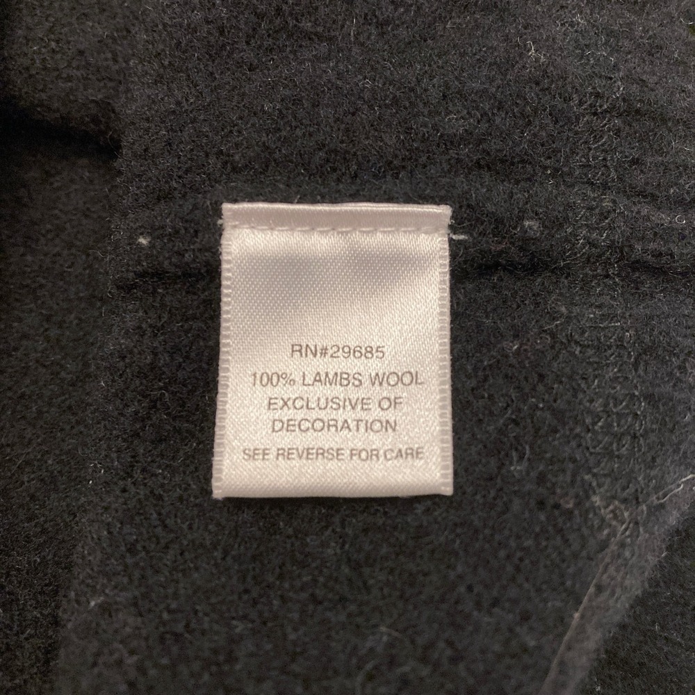 Pendleton Black 100% Wool Zip Up Cardigan Red Plaid Elbow Patches Womens Small - Picture 4 of 7